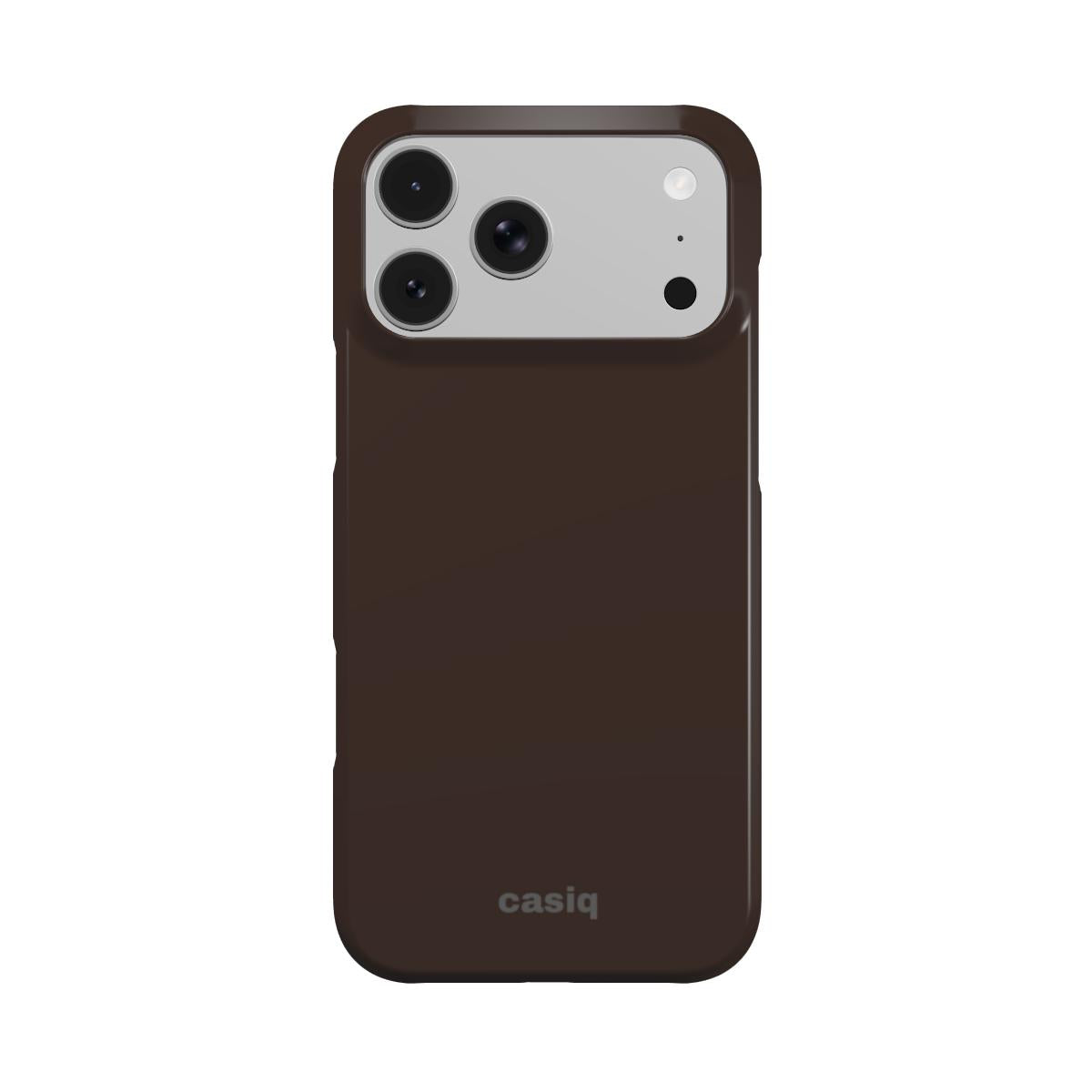 Brown Snap Case – Podbase original mockup
